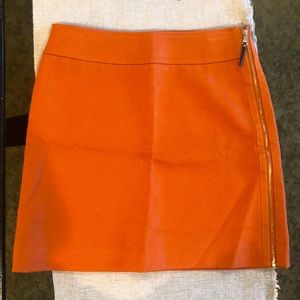 Ann Taylor orange skirt. 4 petite.